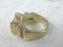 Load image into Gallery viewer, Womens Vintage Estate Sterling Silver CZ Ring 16.4g E855