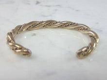 Load image into Gallery viewer, Womens Vintage Estate Sterling Silver Modernist Cuff Bracelet 29.7g E913