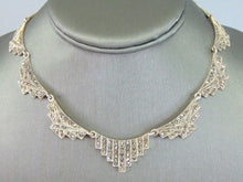 Load image into Gallery viewer, Womens Vintage Estate Sterling Silver Modernist Necklace 39g E928