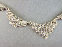 Load image into Gallery viewer, Womens Vintage Estate Sterling Silver Modernist Necklace 39g E928