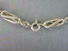 Load image into Gallery viewer, Womens Vintage Estate Sterling Silver Modernist Necklace 60.3g E2055