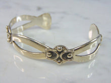 Load image into Gallery viewer, Womens Vintage Estate Sterling Silver Modernist Cuff Bracelet 20.8g E1906