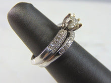 Load image into Gallery viewer, Womens Vintage Estate 14K White Gold Diamond Ring Set, 6.4g E3363