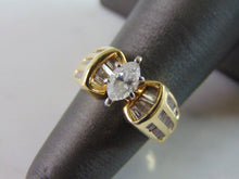 Load image into Gallery viewer, Womens Vintage Estate 14K Yellow Gold Marquise Diamond Ring 6.2g #E2880