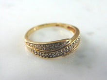 Load image into Gallery viewer, Womens Vintage Estate 14K Yellow Gold Diamond Cluster Ring 2.9g E2796