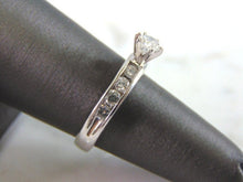 Load image into Gallery viewer, Womens Vintage Estate Platinum Diamond Ring, 7.0g E3372