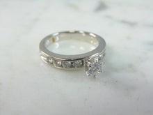 Load image into Gallery viewer, Womens Vintage Estate Platinum Diamond Ring, 7.0g E3372