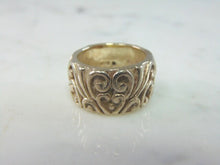 Load image into Gallery viewer, Womens Vintage Estate Sterling Silver Modernist Ring 10.9g E1970