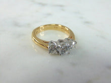 Load image into Gallery viewer, Womens Vintage Estate 14K Gold Platinum Diamond Leo Ring, 5.0g E3387