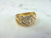 Load image into Gallery viewer, Womens Vintage Estate 14K Gold Diamond Ring, 9.6g E3394