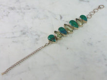 Load image into Gallery viewer, Womens Vintage Estate Sterling Silver Multi Stone Bracelet 62.5g E2257