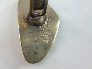 Mens Vintage Estate Sterling Silver Deer Cufflinks 16.1g E5020