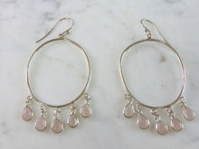 Load image into Gallery viewer, Womens Vintage Estate Sterling Silver Modernist Earrings 7.6g E5115