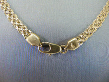 Load image into Gallery viewer, Womens Vintage Estate 14K Yellow Gold Mesh Necklace 12.8g E963
