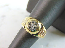 Load image into Gallery viewer, Womens Vintage Estate 14K Yellow Gold Diamond Ring 6.8g E2076