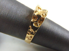 Load image into Gallery viewer, Womens Vintage Estate 10K Gold Nugget Ring 3.8g #E2027