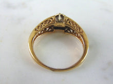 Load image into Gallery viewer, Womens Vintage Estate 14k Gold Diamond Ring 3.7g E2035