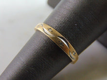 Load image into Gallery viewer, Womens Vintage Estate 14K Yellow Gold Diamond Ring 1.9g E3075