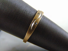 Load image into Gallery viewer, Womens Vintage Estate 14K Yellow Gold Diamond Ring 1.9g E3075
