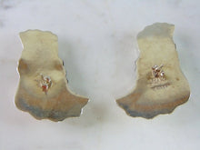 Load image into Gallery viewer, Womens Vintage Estate Sterling Silver Modernist Earrings 17.6g E2049