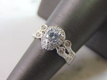 Load image into Gallery viewer, Womens Vintage Estate 18k White Gold Diamond Ring 5.2g  E4179