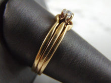 Load image into Gallery viewer, Womens Vintage Estate 14k Gold Solitaire Diamond Ring 3.8g  E2941