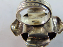 Load image into Gallery viewer, Womens Vintage Estate Sterling Silver Rose Ring 15.1g E2056