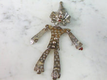 Load image into Gallery viewer, Womens Vintage Estate Sterling Silver Clown Brooch 21.5g E2068
