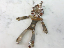 Load image into Gallery viewer, Womens Vintage Estate Sterling Silver Clown Brooch 21.5g E2068