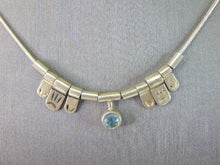 Load image into Gallery viewer, Womens Vintage Estate Sterling Silver Modernist Necklace 10g E5362