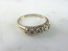Load image into Gallery viewer, Womens Vintage Estate 14k White Gold Diamond Ring 2.3g  E2867