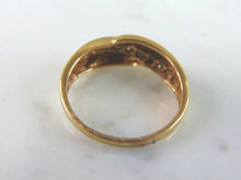 Load image into Gallery viewer, Womens Vintage Estate 14K Yellow Gold Diamond Cluster Ring 2.9g E2796