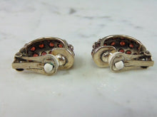 Load image into Gallery viewer, Womens Vintage Estate Sterling Silver Clip On Earrings 18.1g E2172