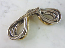Load image into Gallery viewer, Womens Vintage Estate Sterling Silver Modernist Brooch 22.3g E5437