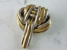 Load image into Gallery viewer, Womens Vintage Estate Sterling Silver Modernist Brooch 35.1g E5457