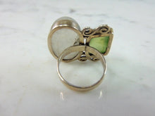 Load image into Gallery viewer, Womens Vintage Estate Sterling Silver Multi Stone Ring 13g E2187