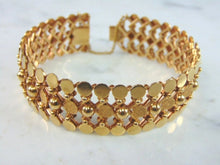 Load image into Gallery viewer, Womens Elegant Vintage Estate 14K Yellow Gold Bracelet 57.4g E4191