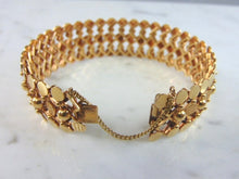 Load image into Gallery viewer, Womens Elegant Vintage Estate 14K Yellow Gold Bracelet 57.4g E4191