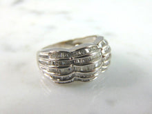 Load image into Gallery viewer, Womens Vintage Estate 10k White Gold Diamond Ring 5.5g E4203