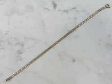 Load image into Gallery viewer, Womens Vintage Estate Sterling Silver Herringbone Bracelet 2g E2278
