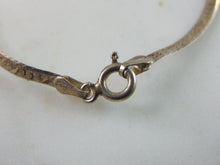 Load image into Gallery viewer, Womens Vintage Estate Sterling Silver Herringbone Bracelet 2g E2278