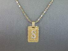 Load image into Gallery viewer, Womens Vintage Estate 14K Yellow Gold Necklace S Pendant 4.8g E4265