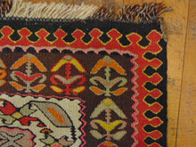 Load image into Gallery viewer, Vintage Semi-Antique Handmade Flat Weave Klim Rug E29