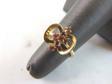 Load image into Gallery viewer, Womens Vintage Estate 14K Yellow Gold Amethyst Ring 2.8g E4296