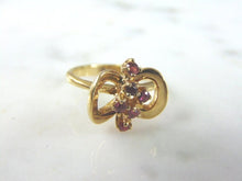 Load image into Gallery viewer, Womens Vintage Estate 14K Yellow Gold Amethyst Ring 2.8g E4296