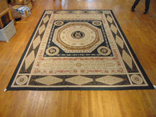 Load image into Gallery viewer, Vintage Handmade French Aubbussan Design Rug E159