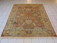 Load image into Gallery viewer, Vintage Estate Semi-Antique Handmade Kashan Rug E201
