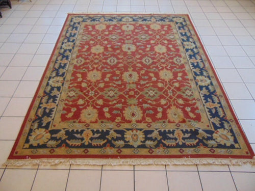 Vintage Estate Semi-Antique Handmade Indo Flatweave Rug E202