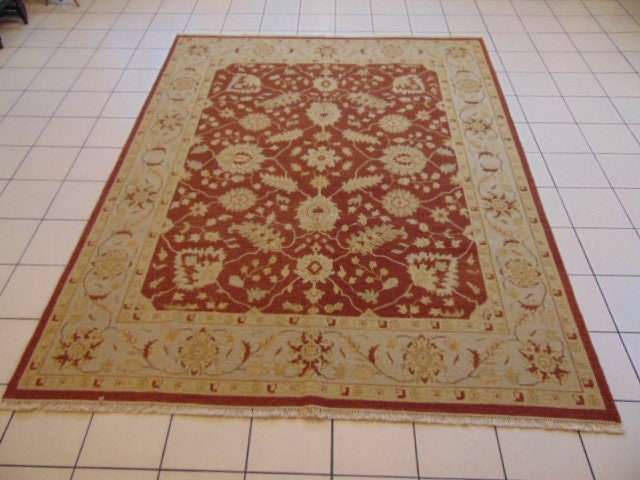 Vintage Estate Semi-Antique Handmade Indo Flatweave Rug E204