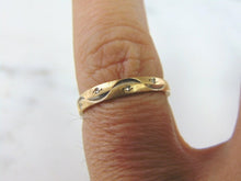 Load image into Gallery viewer, Womens Vintage Estate 14K Yellow Gold Diamond Ring 1.9g E3075
